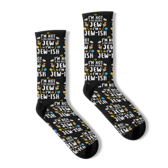 Hanukkah Pun This Is How We Jew It Socks