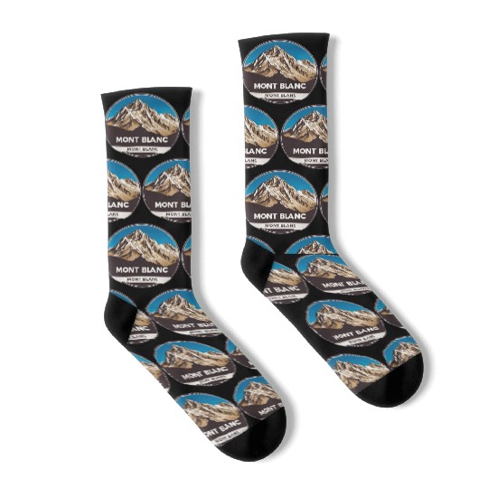 Mont Blanc logo Socks