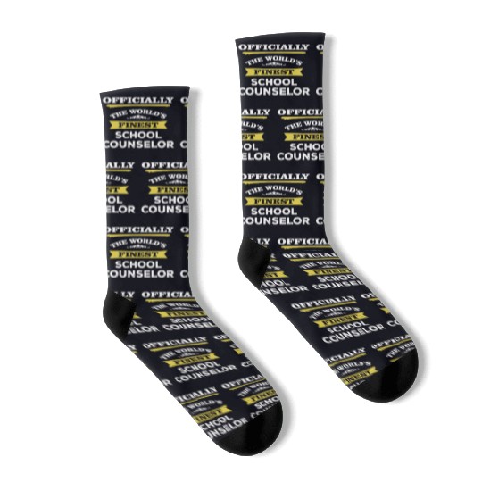 The World's Finest School Counselor Socks