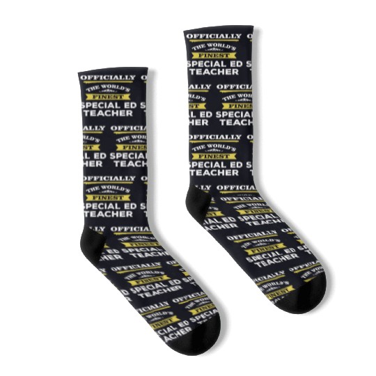 The World's Finest Special Ed Teacher Socks