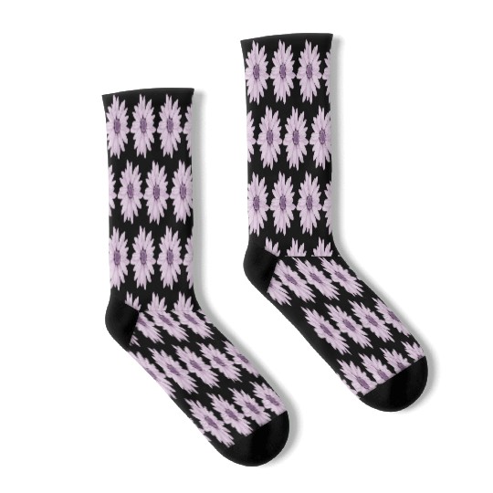 Flowers violet Socks