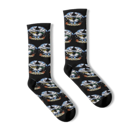 Shark Jiu-Jitsu Wrestlers Socks