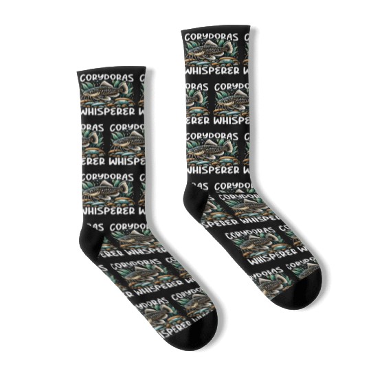 Corydoras Catfish Fish Lover Freshwater Aquarium Socks