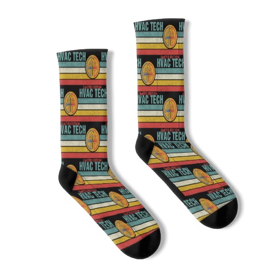 HVAC Technician Limited Edition Funny HVAC Mechani Socks