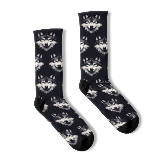 Mystic Alpha Wolf Socks