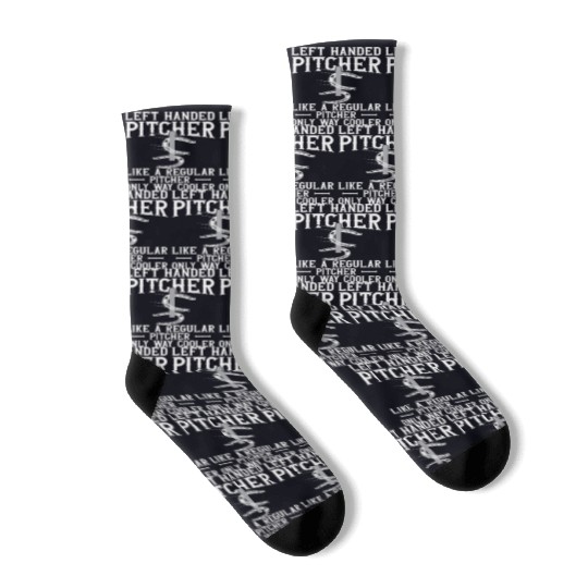 Left Hander Pitcher Horseshoe Pitching Socks