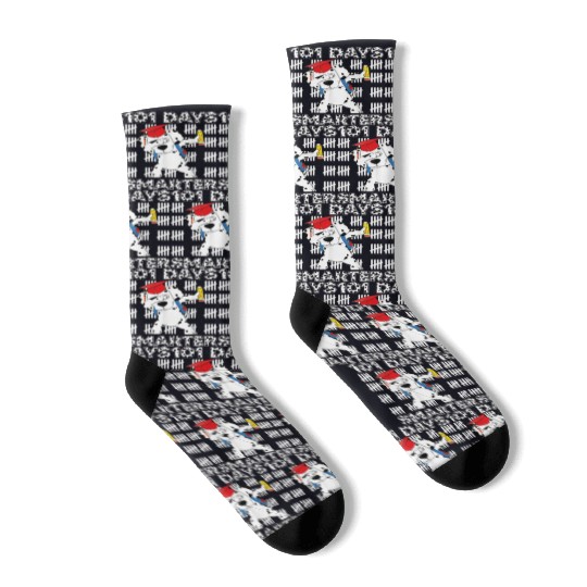 100 Days Of School Socks