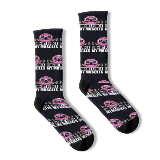 Fitness Donut Donut Gym Socks