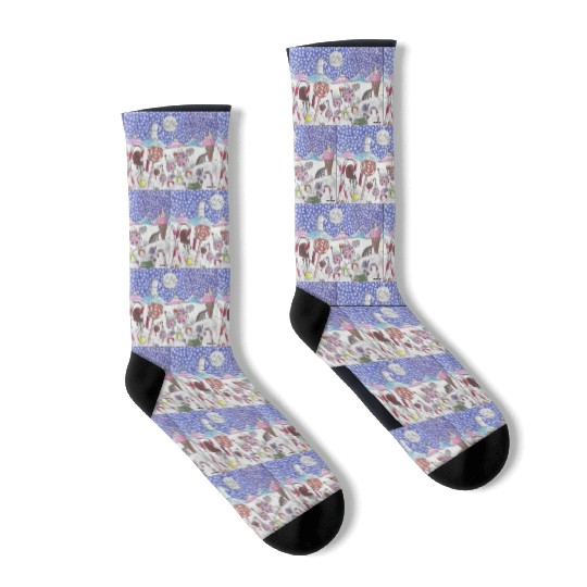 The Nutcracker Christmas Candy Land Socks