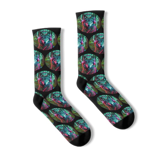 Electric Wilderness Glow 1 Socks