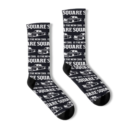 Square is The New Cool Square Body Socks
