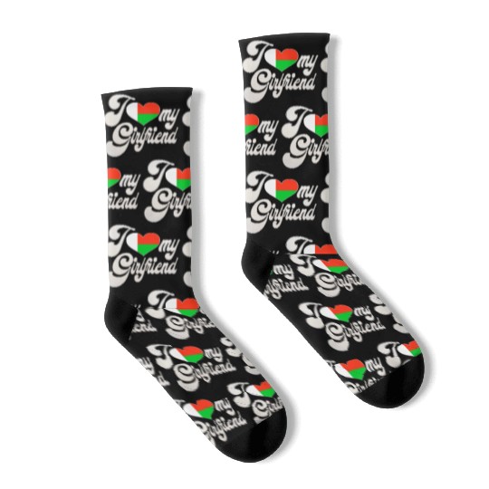 MadagascarI Love My Malagasy Girlfriend Socks