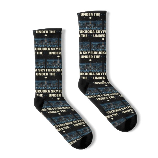 Fukuoka Japan Country Travel Vacation Japanese Socks