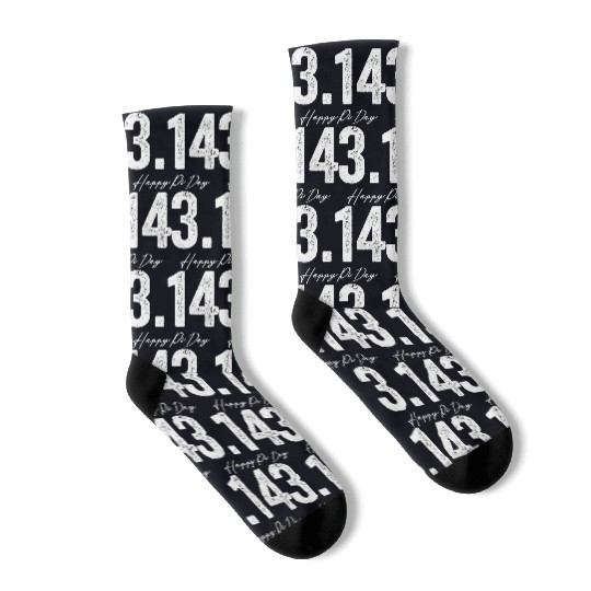 Happy Pi Day Socks