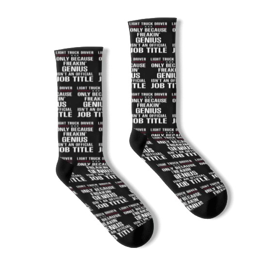 Freakin Genius Light Truck Driver Socks
