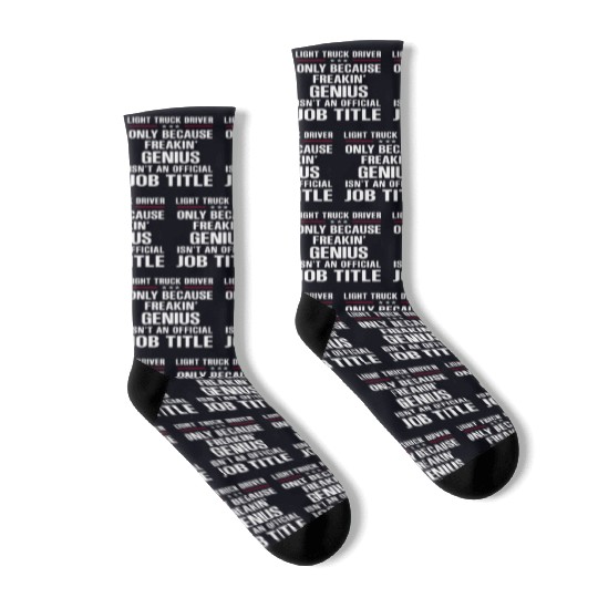 Freakin Genius Light Truck Driver Socks