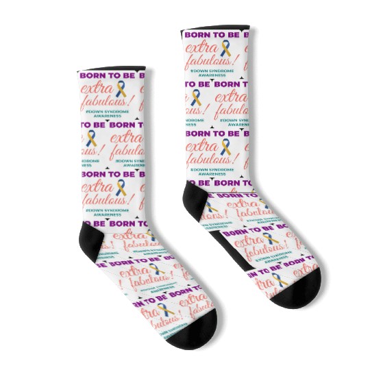 Down Syndrome Awareness Extra Fabulous Socks