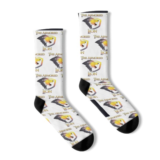 The Armored Lion Logo Socks
