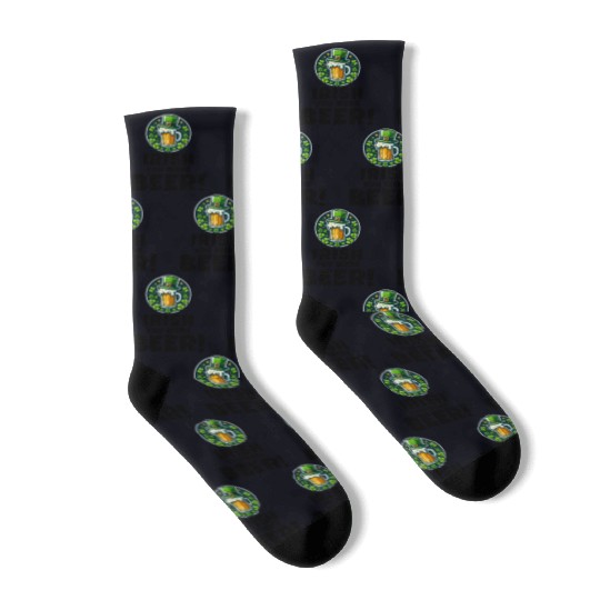 Irish You Were Beer: Funny St. Patrick's Day Socks