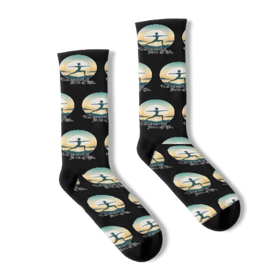 Sunrise Yoga Pose Socks