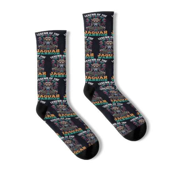 Aztec Jaguar Warrior Aztec Culture Indigenous Socks