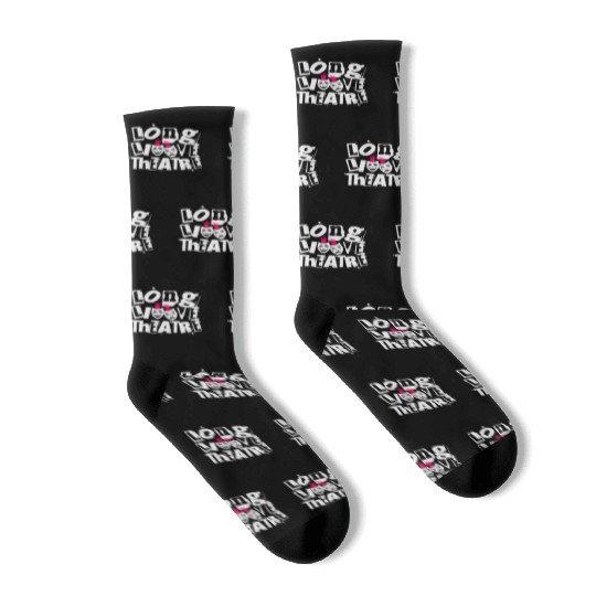 Long Live Theatre Theater Punk Rock Socks