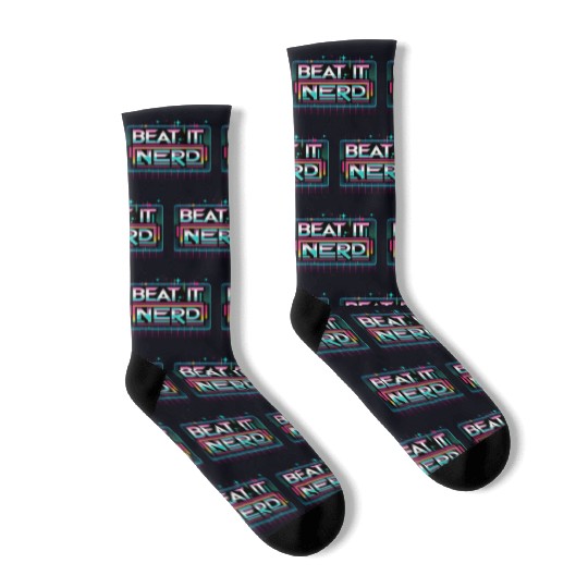 Beat it Nerd 15 Socks