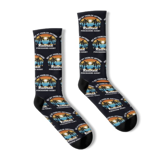 Retirement gift idea Retired purchasing-agent Socks
