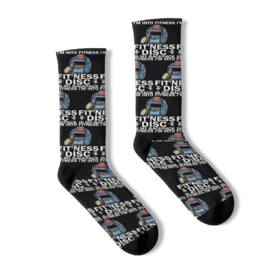 Funny Disc Golf Frolf Player Disc Golfer Socks