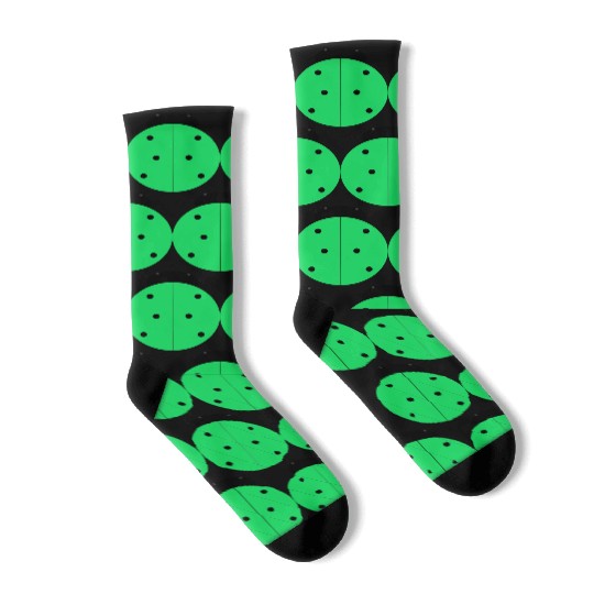 green ladybug Socks