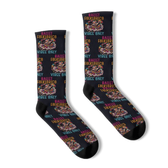Ballet Folklorico Dancer Mexico Mexican Dance Socks