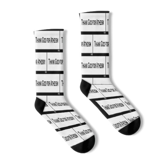 Thank God For Atheism Socks