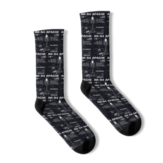 AH-64 Apache Attack Helicopter Specs Military AH64 Socks