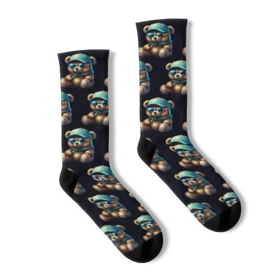 Teddy bear,Cute Teddy Bear Socks