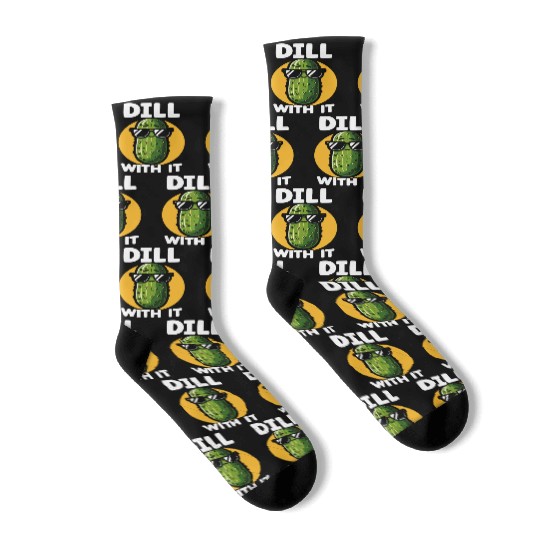Pickle Lover Funny Pickle Dill pickle Pickled Socks