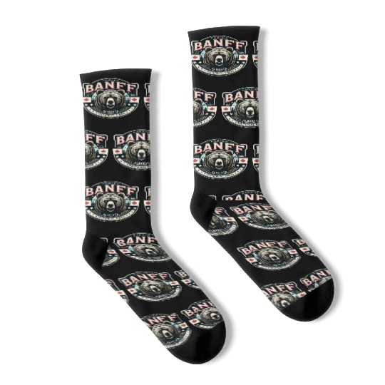 Banff National Park, Alberta Canada grizzly bears Socks