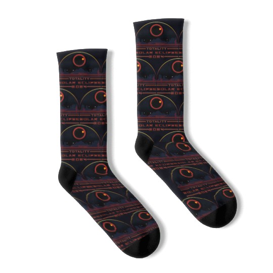 Totality Solar Eclipse 2024 - Science Socks