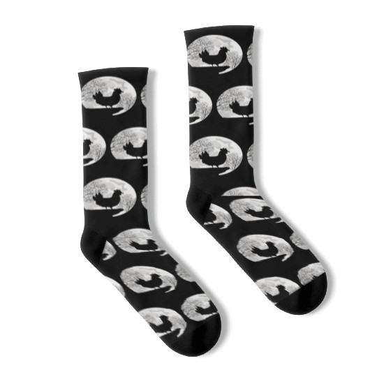 MOON CHICKEN DESIGN Socks