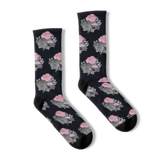 Hibiscus Flowers Socks
