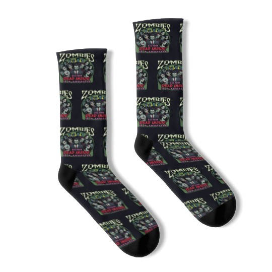 Zombies, because dead inside is a lifestyle! Socks