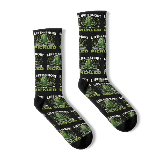 Pickle Lover Funny Pickle Dill pickle Pickled Socks