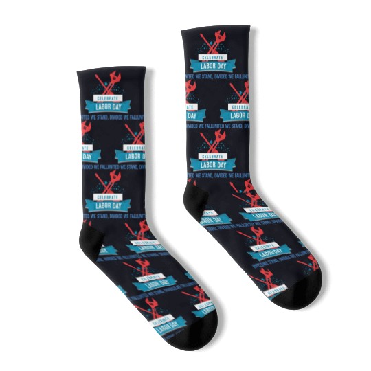 Labor Day Unity Design Socks