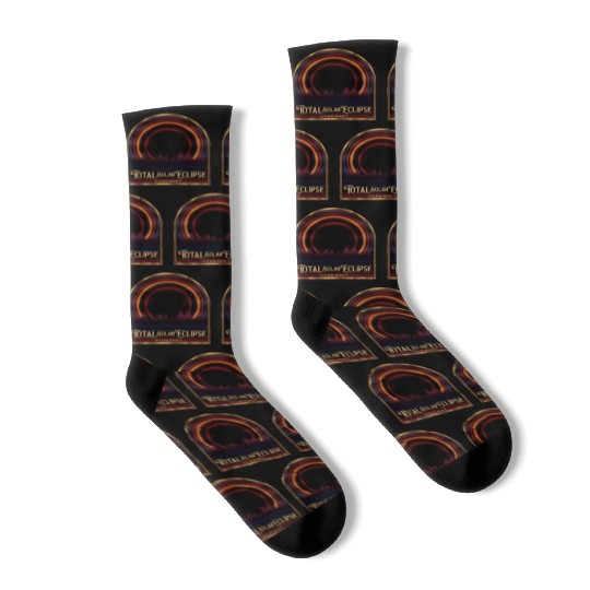 Total Solar Eclipse 2024 - Astronomy Socks