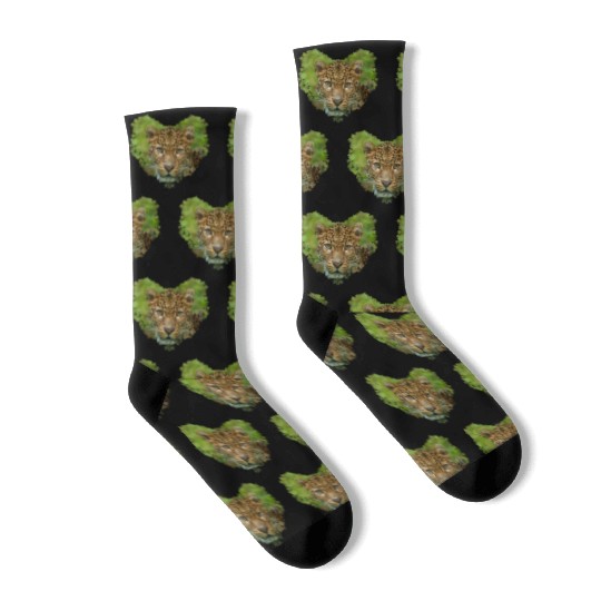 Jaguar s Intensity Heart Socks