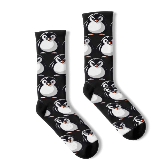Evil Penguin with Bad Look Socks