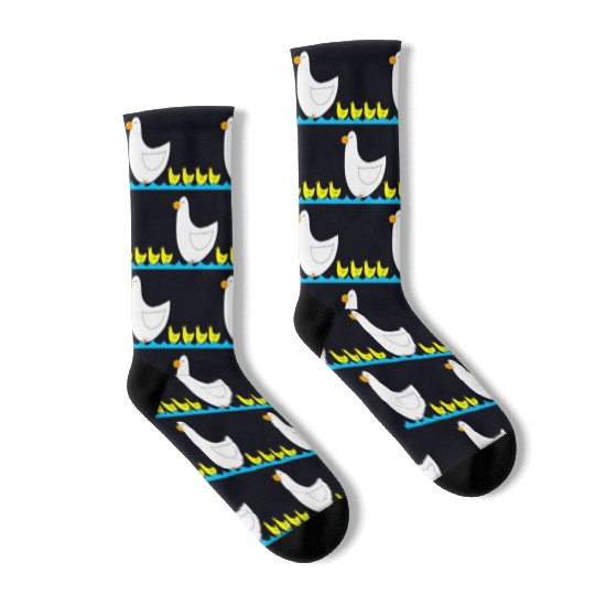 Duck with ducklings Socks