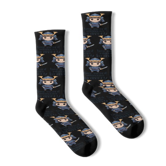 Chibi Samurai Socks