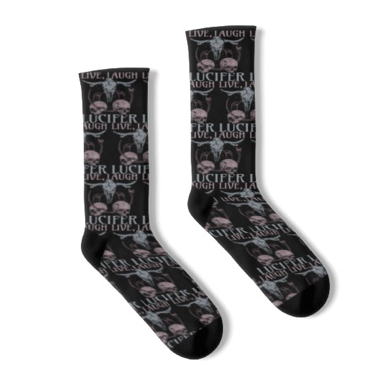 Live Love Lucifer Goth Festival Death Metal Socks