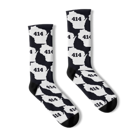 Wisconsin 414 Area Code Socks