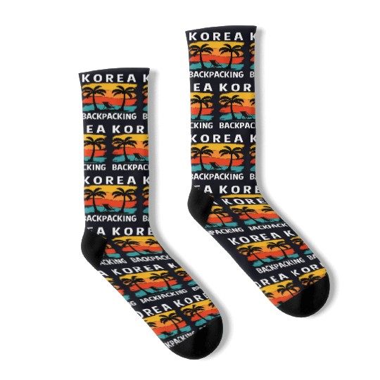 Korea Retro Adventure Wilderness Backpacking Socks